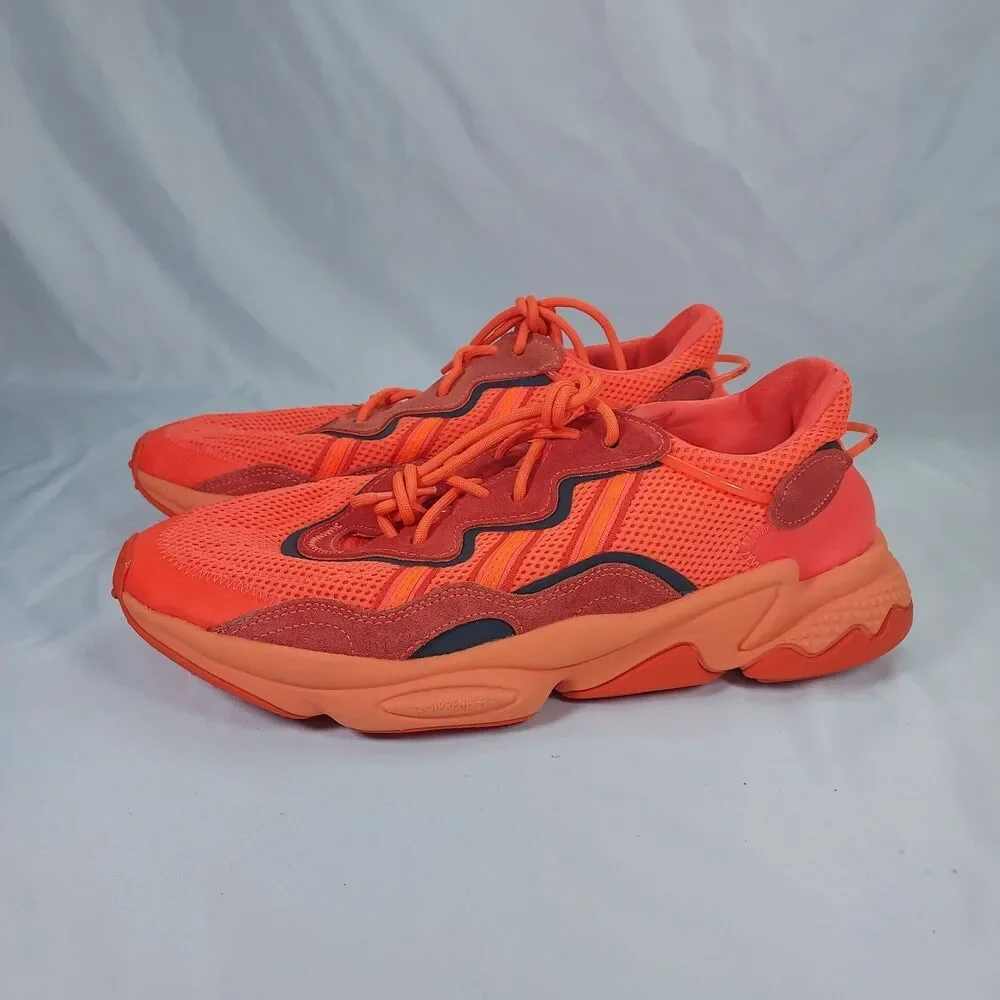 Adidas Ozweego Men’s 11.5 Orange Chunky Athletic Running Lifestyle Shoes